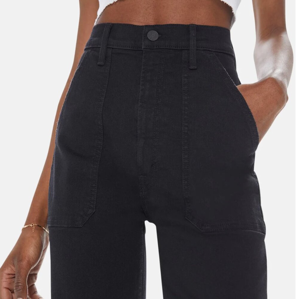 Mother The Wrapper Springy Ankle Jean In Dark Wash - image 2